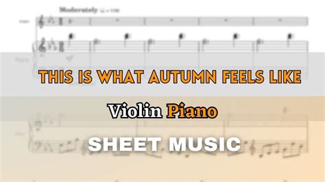 this is what autumn feels like sheet music How does the changing of leaves contribute to the overall atmosphere of the season?