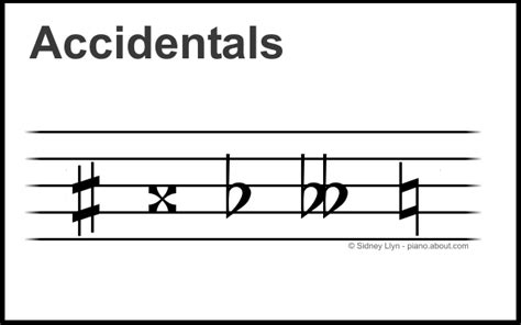 what is a accidental in music