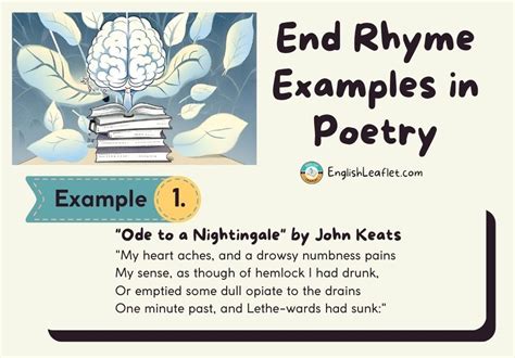 what is an end rhyme in poetry